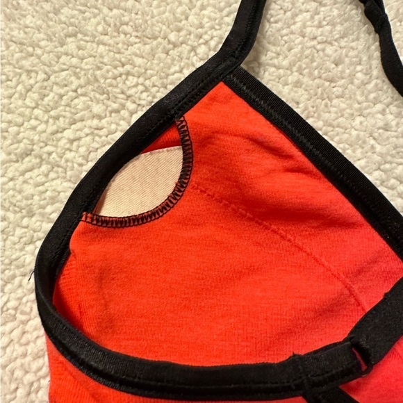 Lululemon Hold Your Om Bra Seamless Heathered Grapefruit Orange - Picture 8 of 11